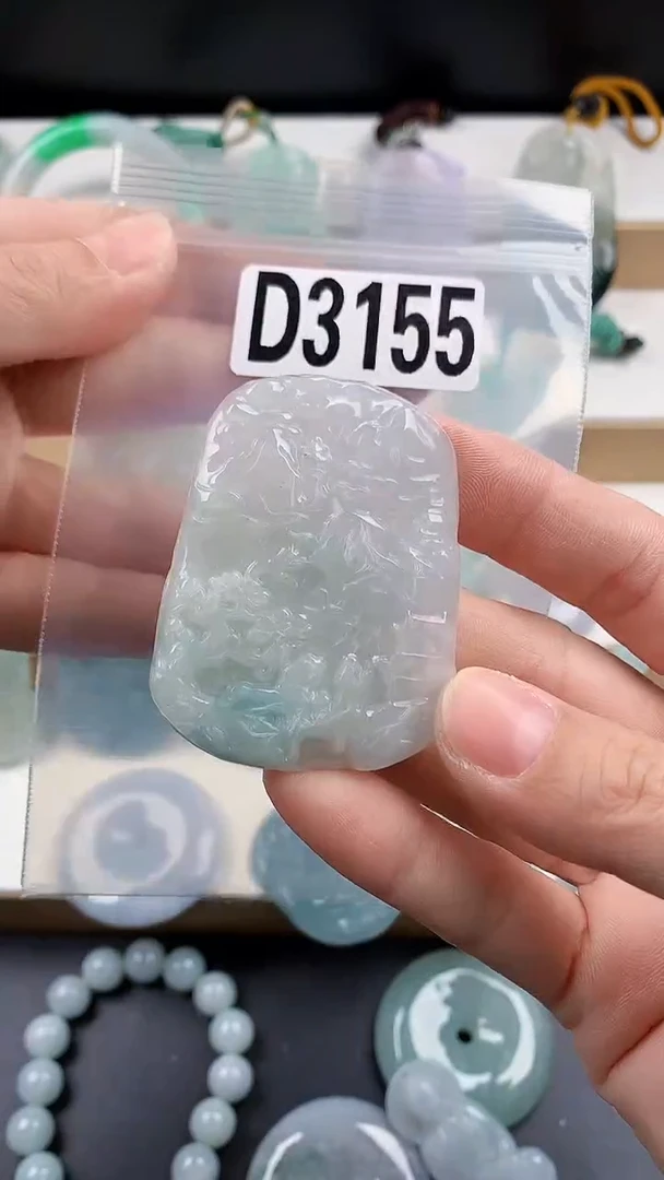 颈饰未镶嵌翡翠天然翡翠吊坠挂件