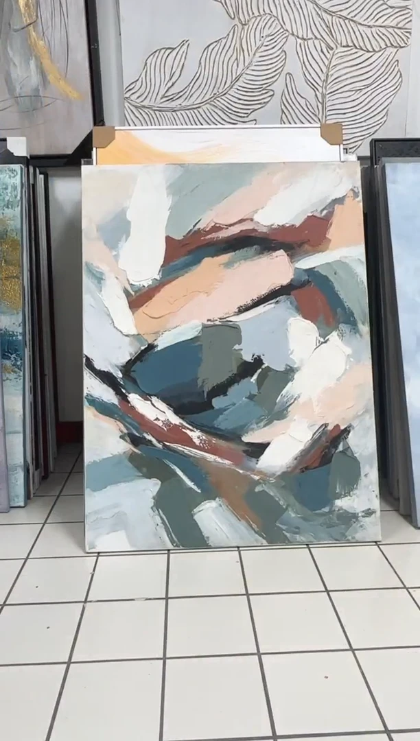 竖款168美术馆 装饰画120*90