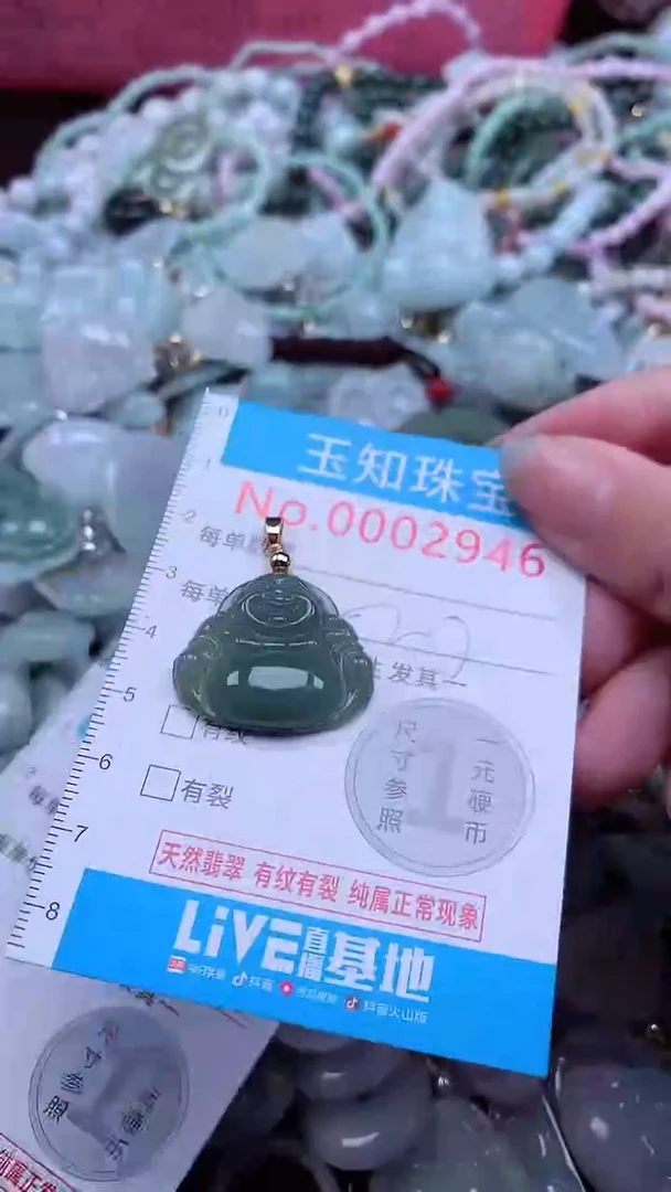 翡翠未镶嵌吊坠(不含链)2946
