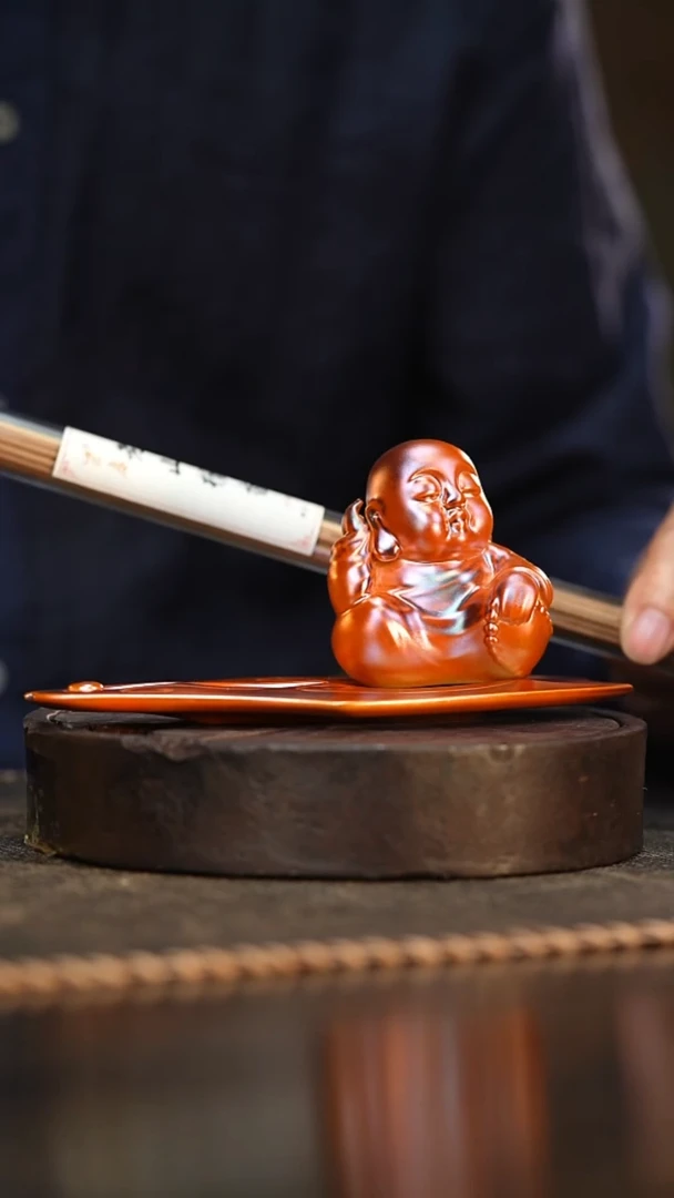 3柴房陶瓷柴烧茶道香插三件套