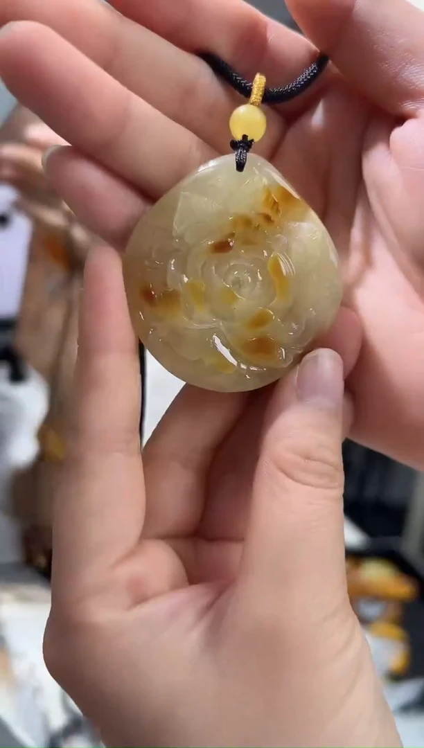 裸石琥珀未镶嵌琥珀蜜蜡吊坠