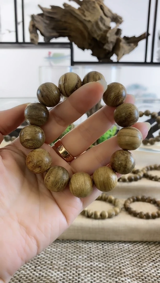 【闪购商品】沉香手串加里曼丹陈年老料19MM手串