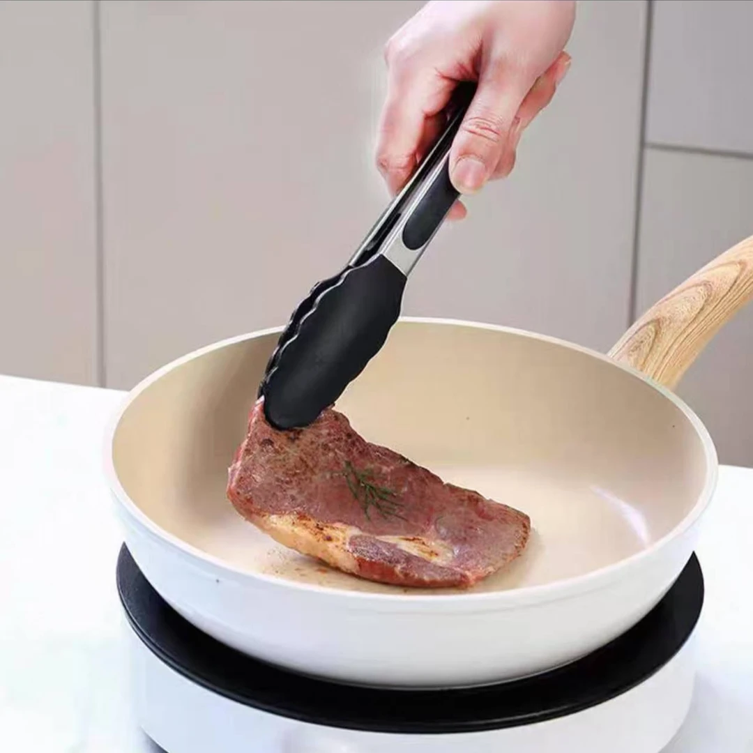 MarsenRotn美森罗特 硅胶烤肉夹防烫多用烤肉夹食物夹牛排夹