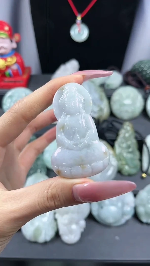 【闪购商品】翡翠颈饰未镶嵌宝瓶观音