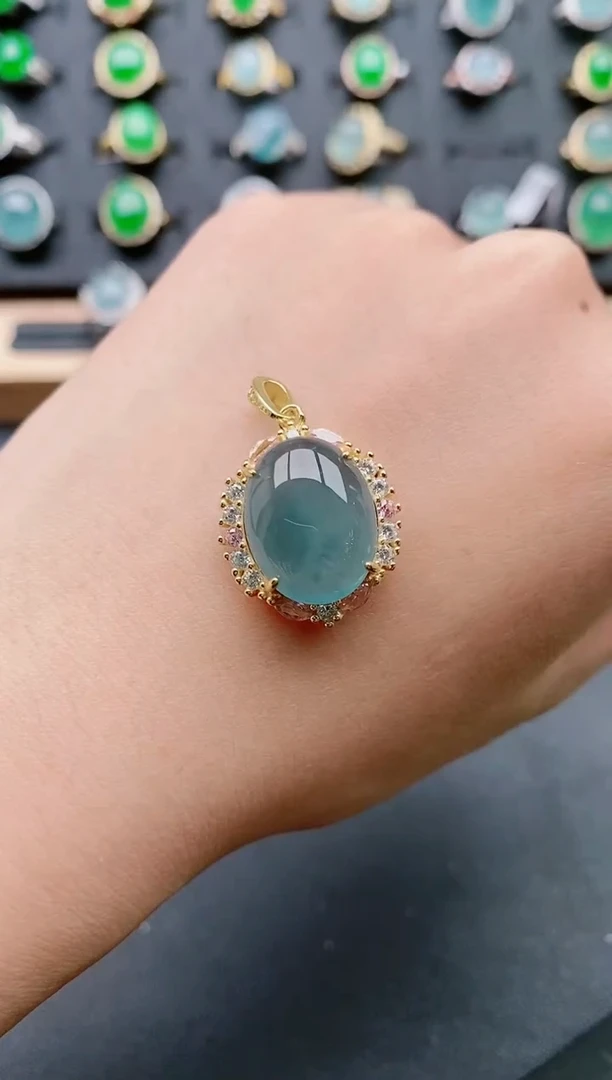 【闪购商品】翡翠戒指银S925镶嵌111111111