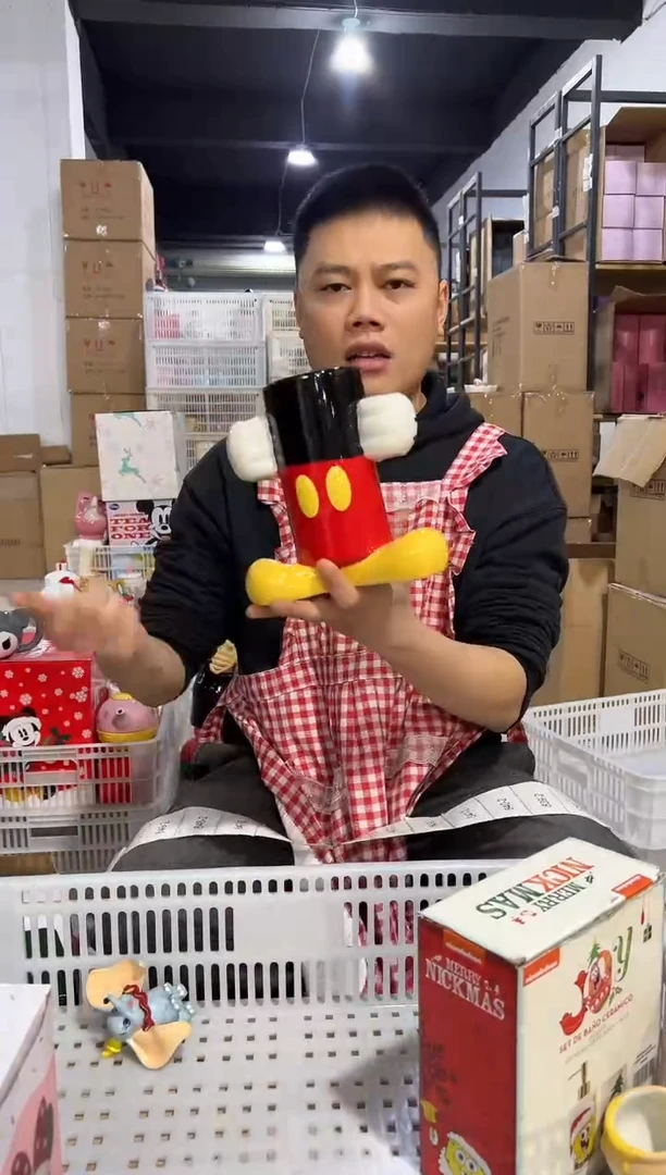 【闪购商品】杯陶瓷米奇筷子筒