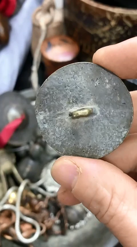 【闪购商品】一物一拍编号小小铜镜素面