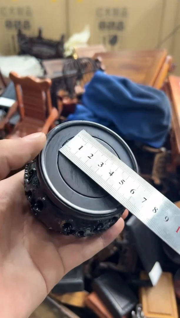 【闪购商品】木547瑕疵底座花架摆件处理