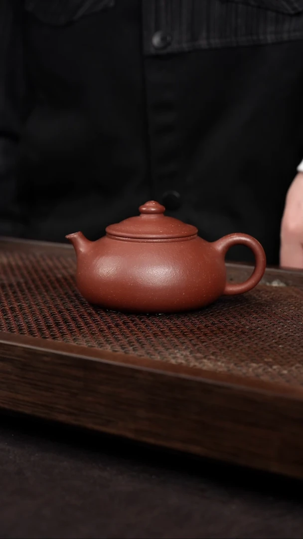 【闪购商品】紫砂茶壶红皮龙渔趣