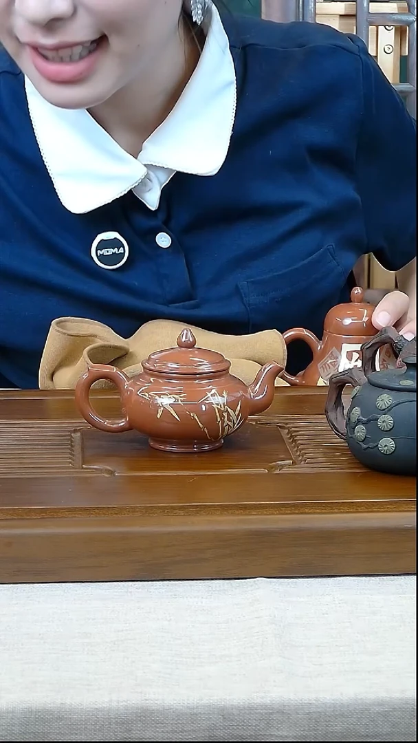 02亮光刻填壶/玖陶纯手工制作