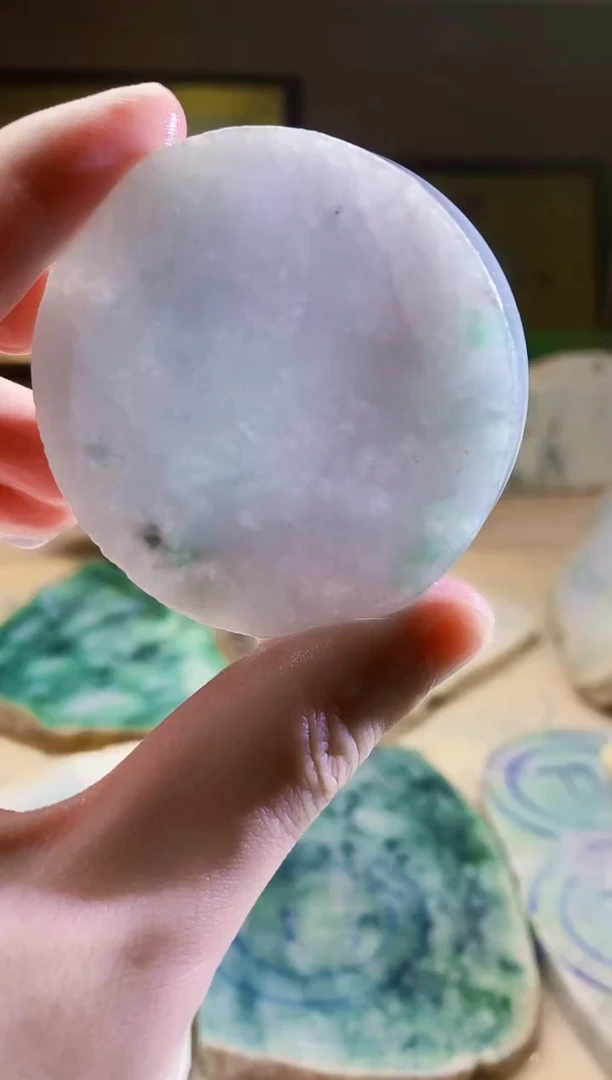 翡翠挂件未镶嵌A货麦乐3324