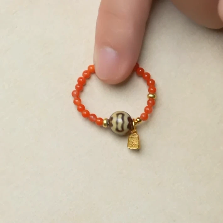 南红大鹏戒指【十三】