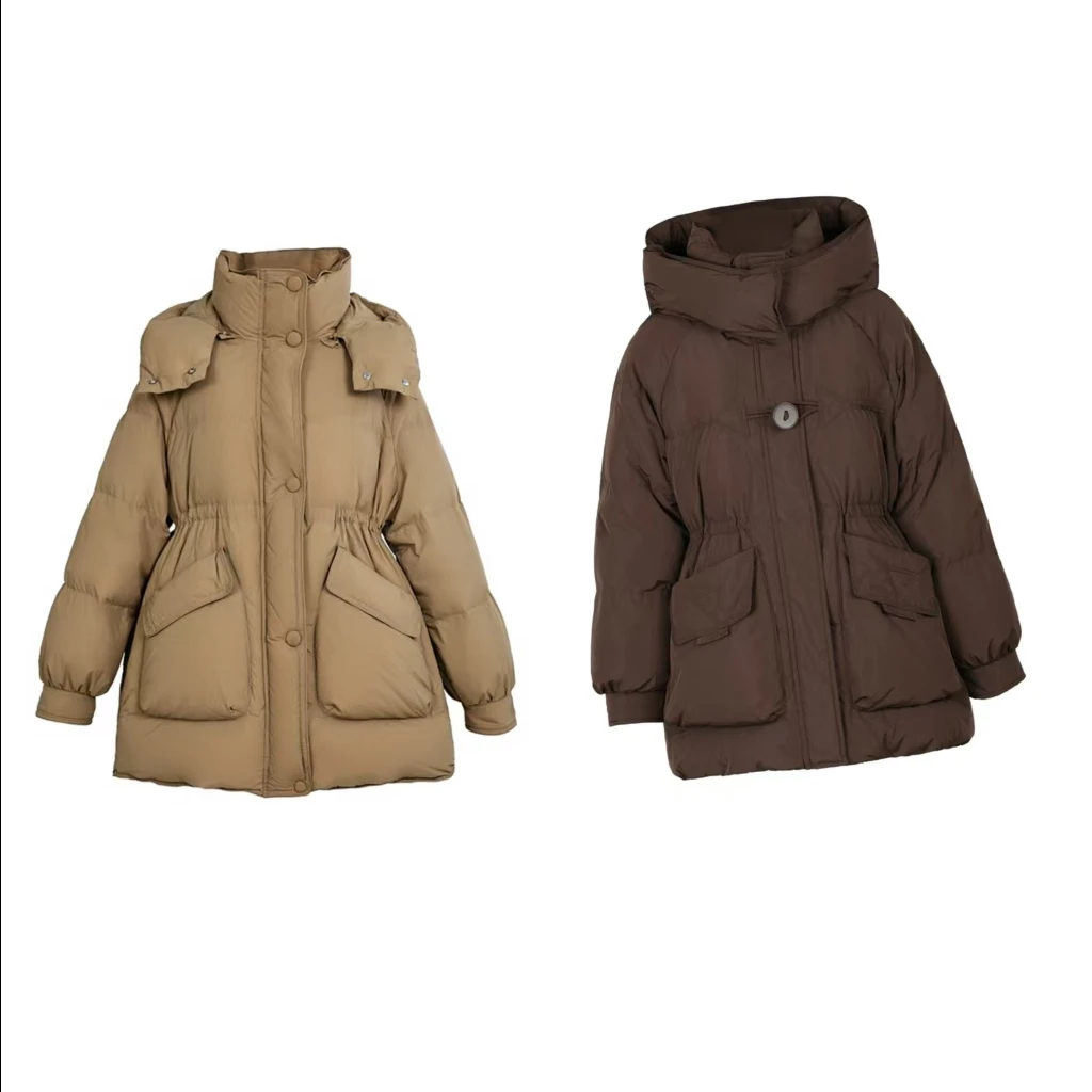 【黛黛日常】651-700百搭时尚宽松女士保暖羽绒服