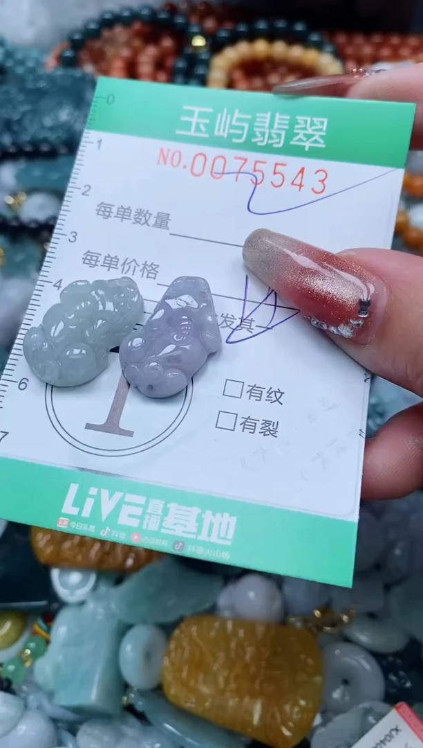 【闪购商品】翡翠颈饰未镶嵌闪购0075543多样性发其一