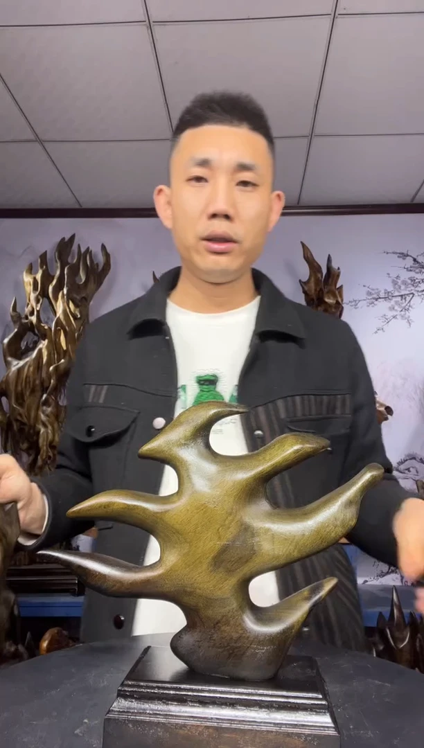 金丝楠木雕款泳****宿金丝楠木工艺品摆件