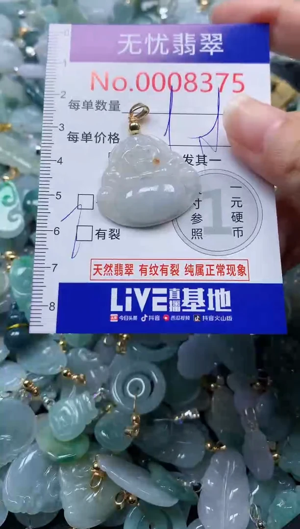 颈饰未镶嵌翡翠8375