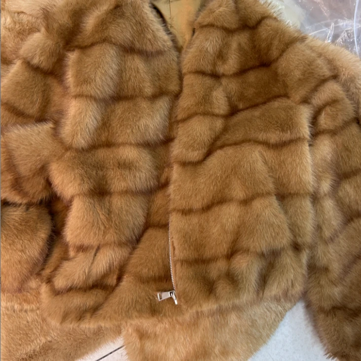 女长袖冬季保暖短外套#8905