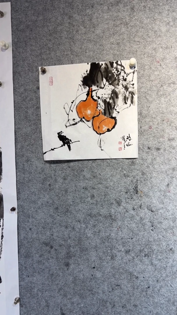 国画张自学水墨国画90