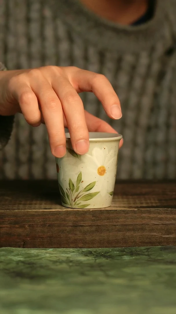 釉下彩手工手绘瓷器青诗集手工手绘瓷器