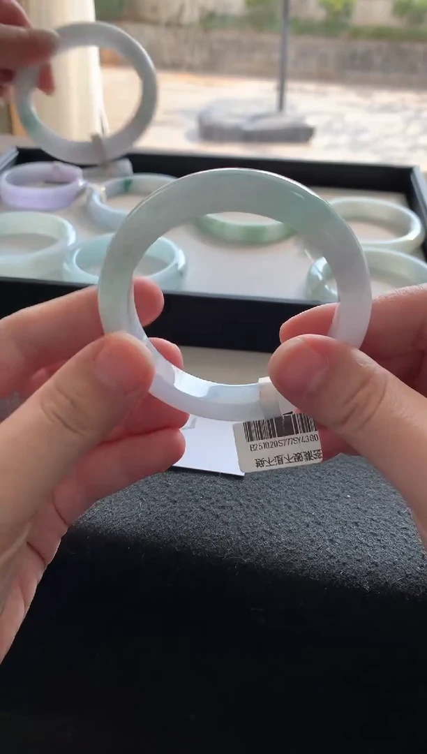 未镶嵌手镯翡翠56正圈Y4380买断