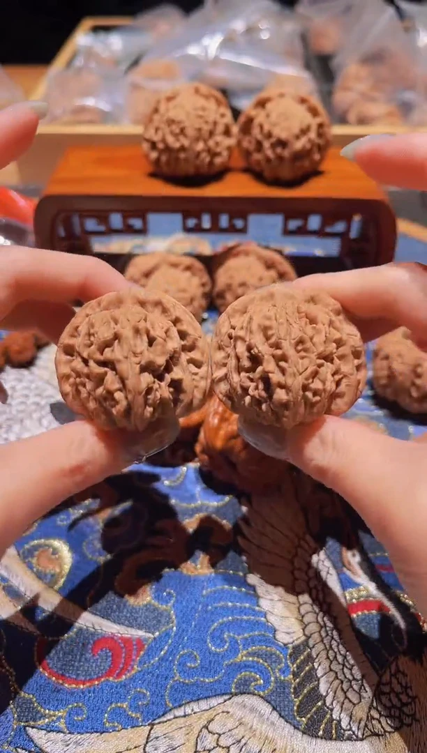 把件文玩核桃005四座楼42