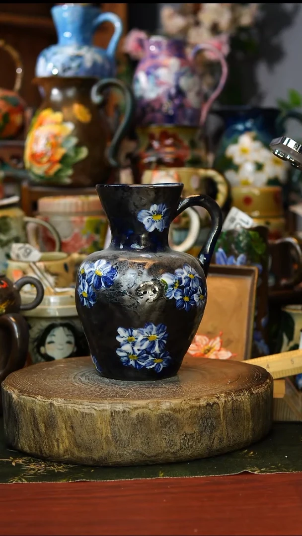 陶瓷218景德镇手工手绘釉下彩