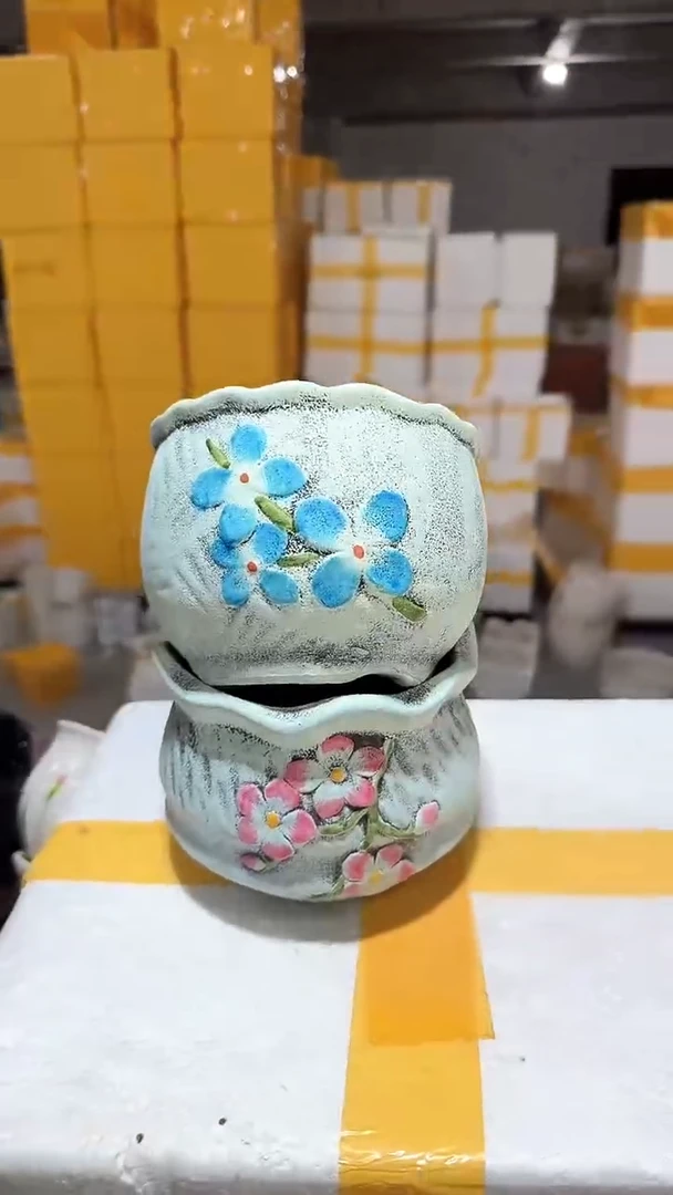 高温陶瓷花盆+Q521