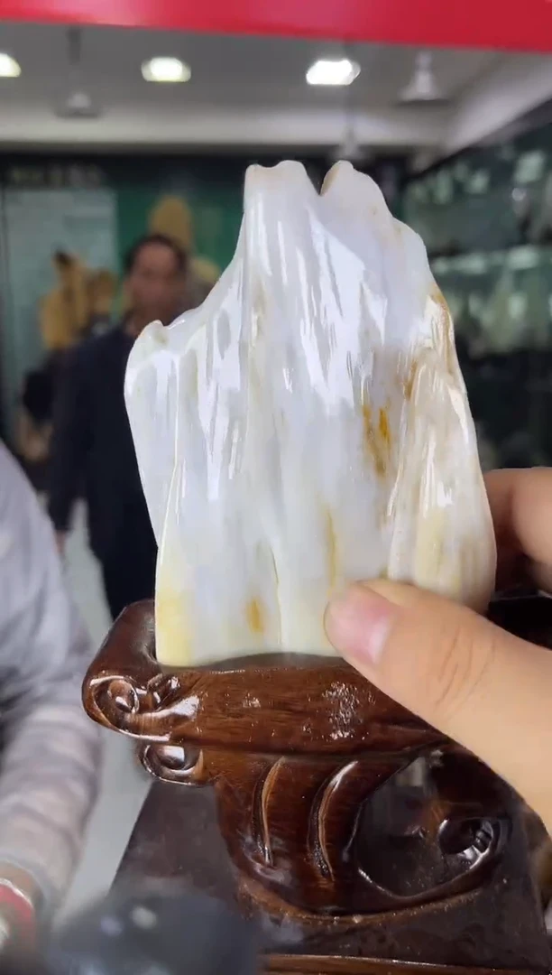 未镶嵌珠宝奇石硅化玉缅甸天然树化玉摆件