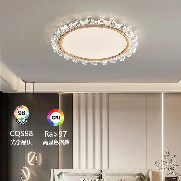 意式轻奢现代简约温馨浪漫女儿房全光谱卧室灯主卧室灯书房灯具