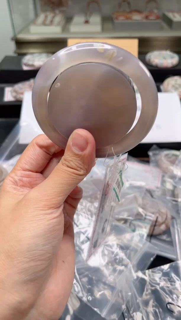 未镶嵌手镯石英质玉58圈口（赠品镯心）6039210