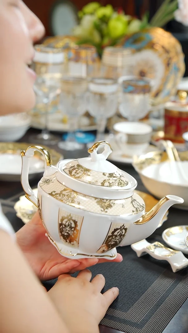 瓷片茶壶   1个   福利款