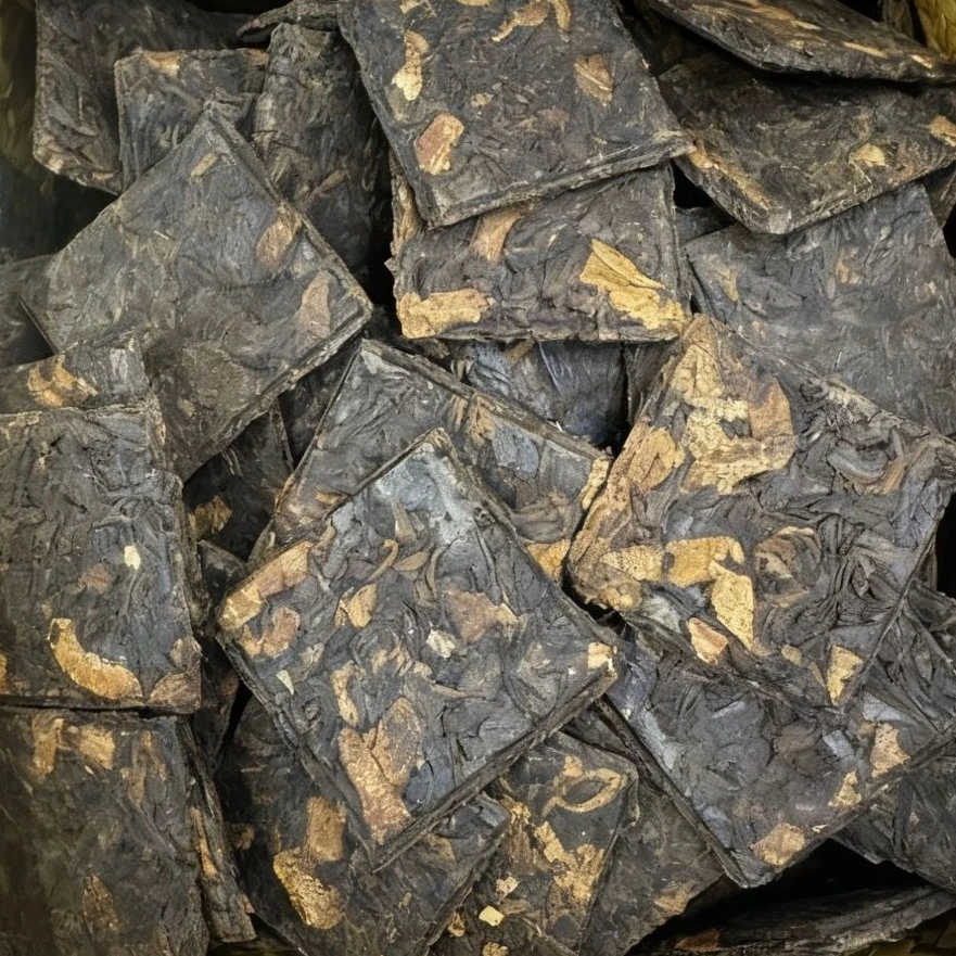 冰岛黄精熟茶小方片-亿茶严选-黄精+冰岛熟茶