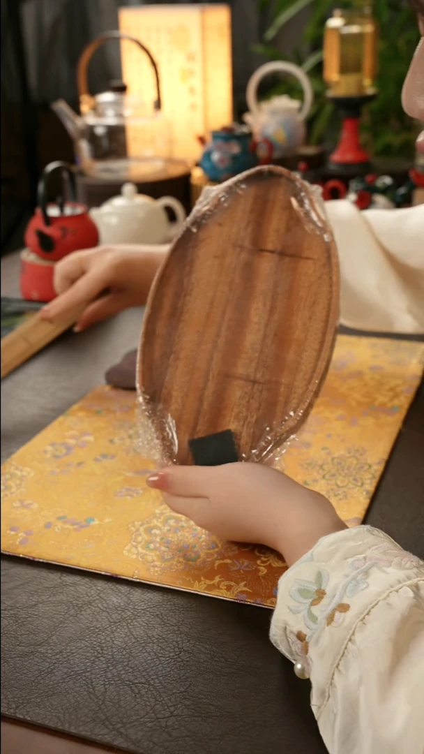 青云茶斋胡桃木干泡盘