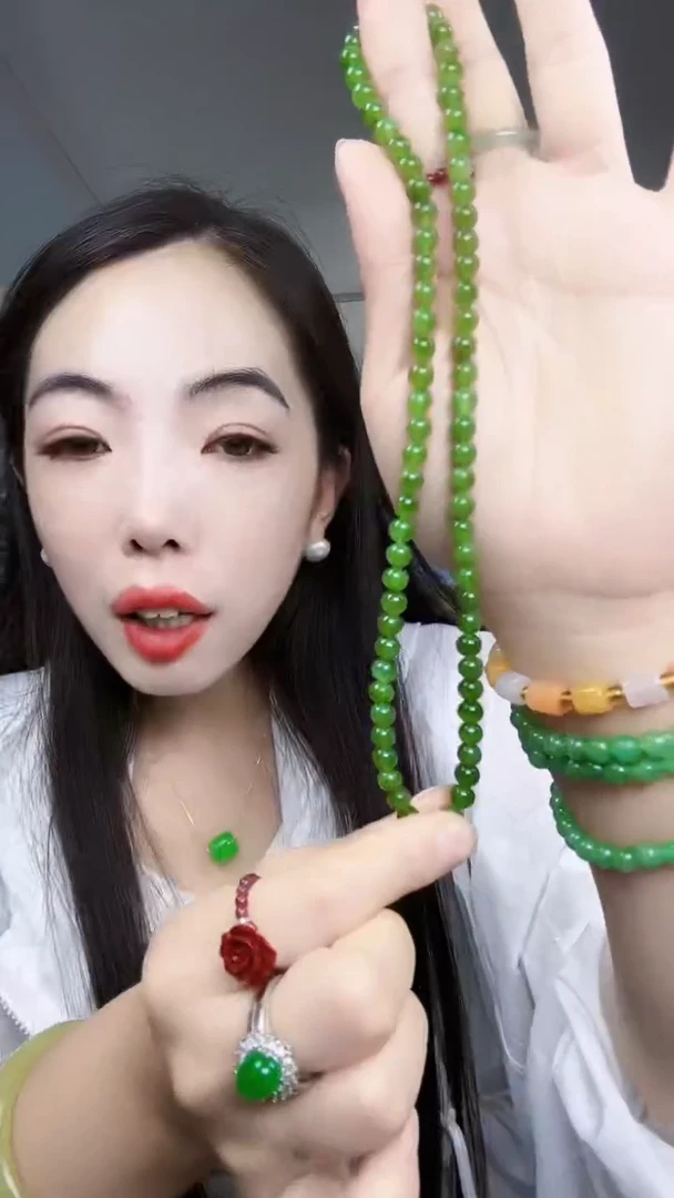 和田玉未镶嵌颈饰和田碧玉项链