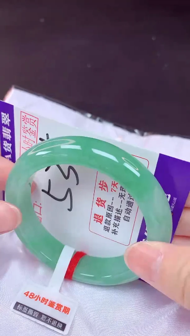 未镶嵌手镯翡翠53（48小时鉴赏期 ）