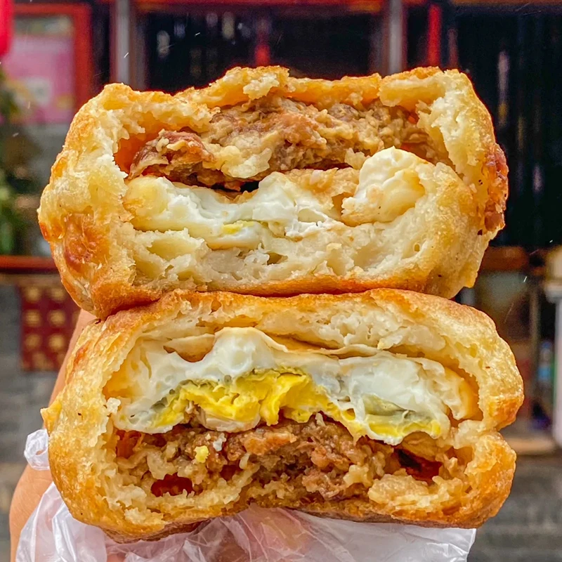 【破损包赔】速食营养鲜肉鸡蛋汉堡儿童早餐半成品馅饼烘焙小吃商用