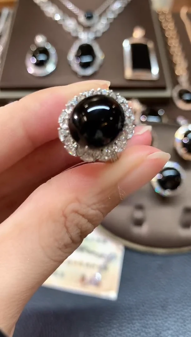 翡翠戒指18K金镶嵌n115    618好物