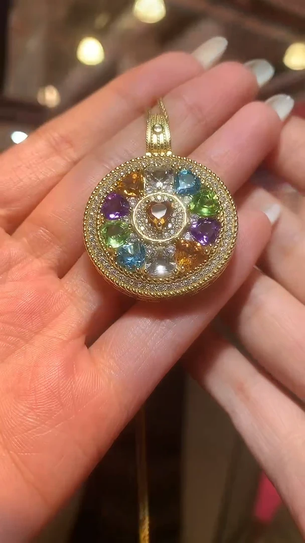 颈饰银S925镶嵌水晶【宝石世家严选】