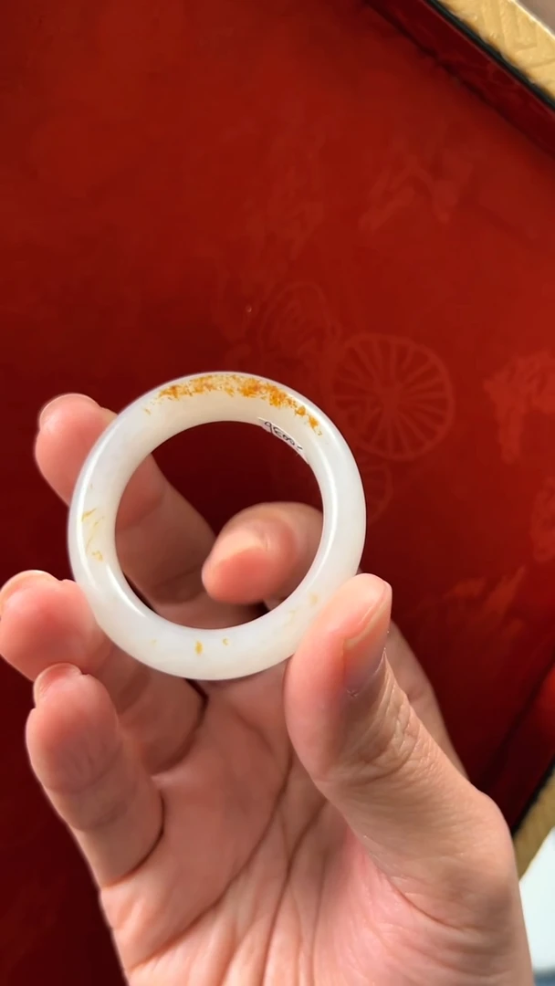 未镶嵌和田玉挂件新疆料袈裟环