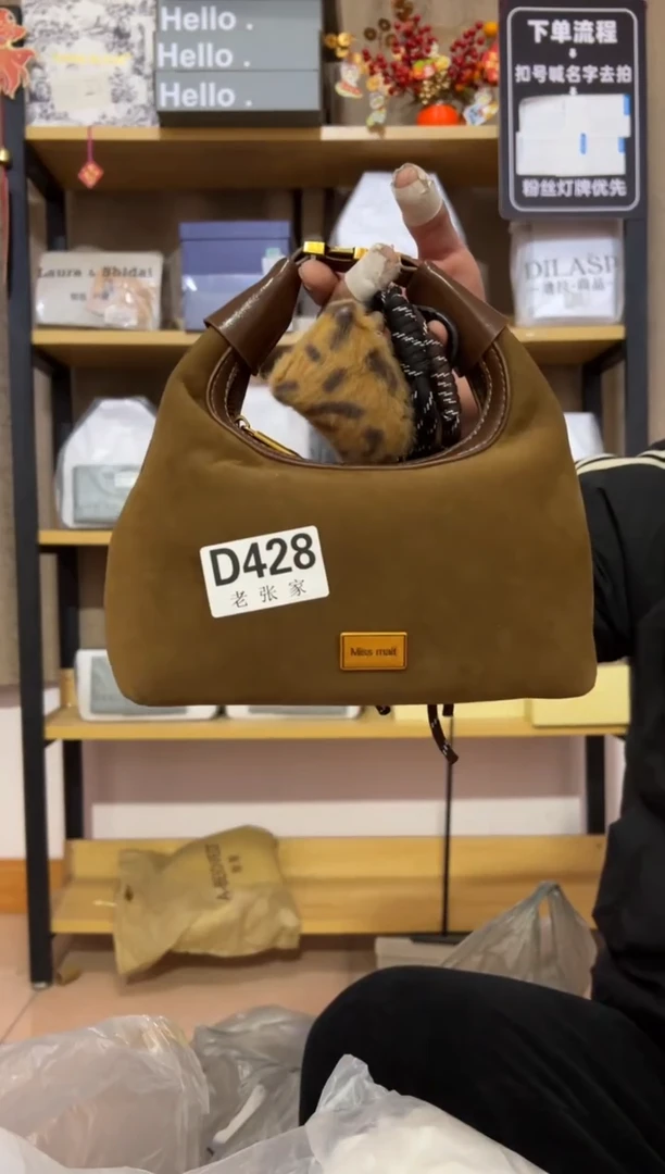 小牛剖层皮革老张家女包428