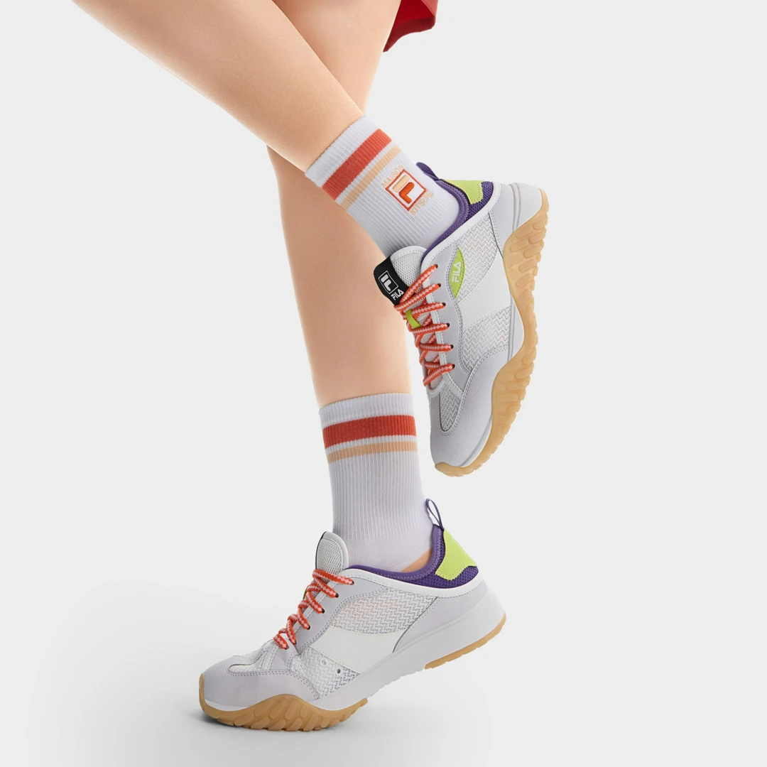 Fila/斐乐新款女【 DUNEFLOW】欧若风德训两穿复古板鞋F12W523211F