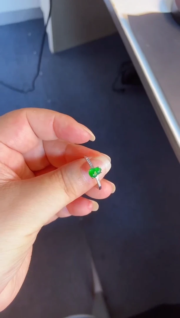 吊坠(不含链)银S925镶嵌翡翠1