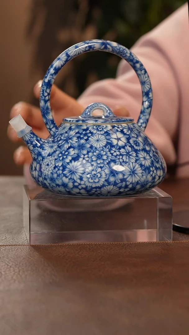 【闪购商品】瓷片青花瓷茶具斌芬陶瓷