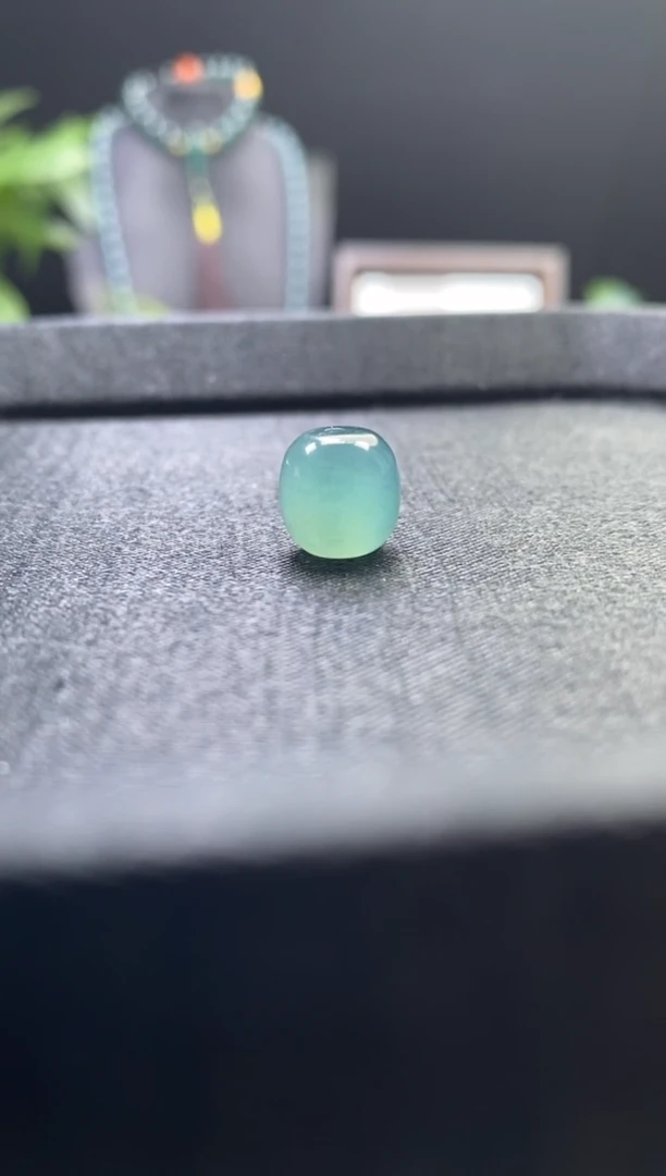 散珠翡翠散珠卡10mm左右老型珠