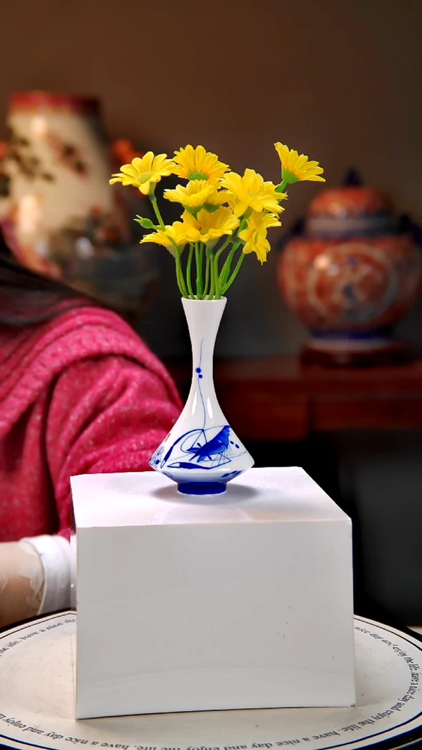 摆件陶景德镇手绘陶瓷1