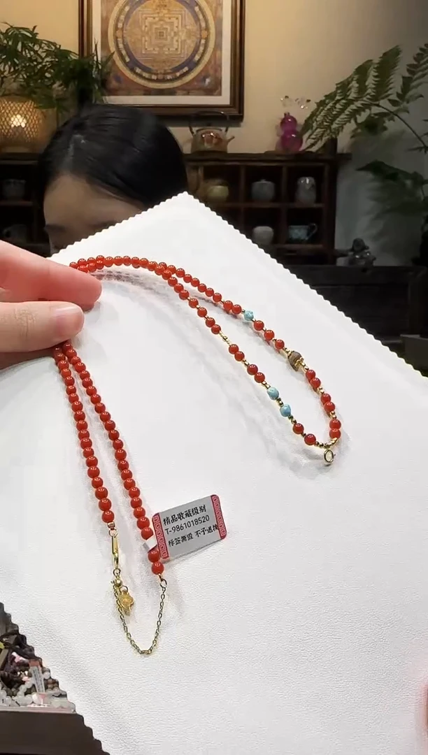 颈饰未镶嵌南红玛瑙万能链