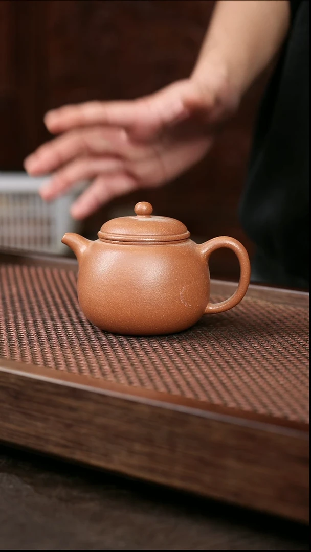 茶壶紫砂五彩泥匏尊