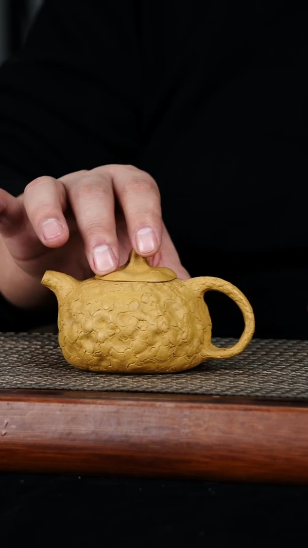 茶壶紫砂原矿段泥南瓜供春190cc