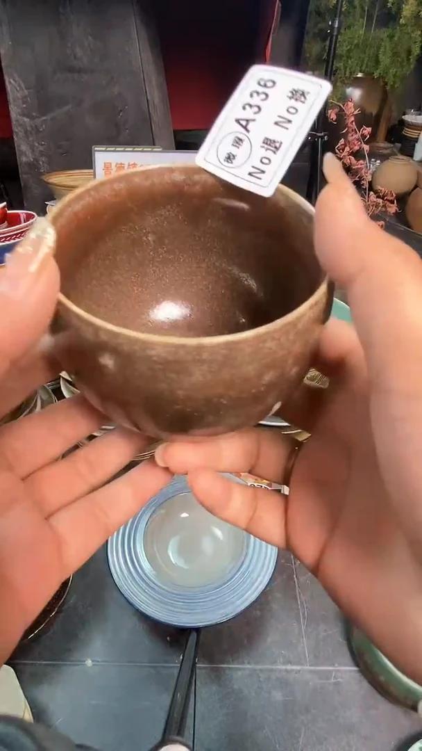 【闪购商品】碗a336微暇小胖茶杯