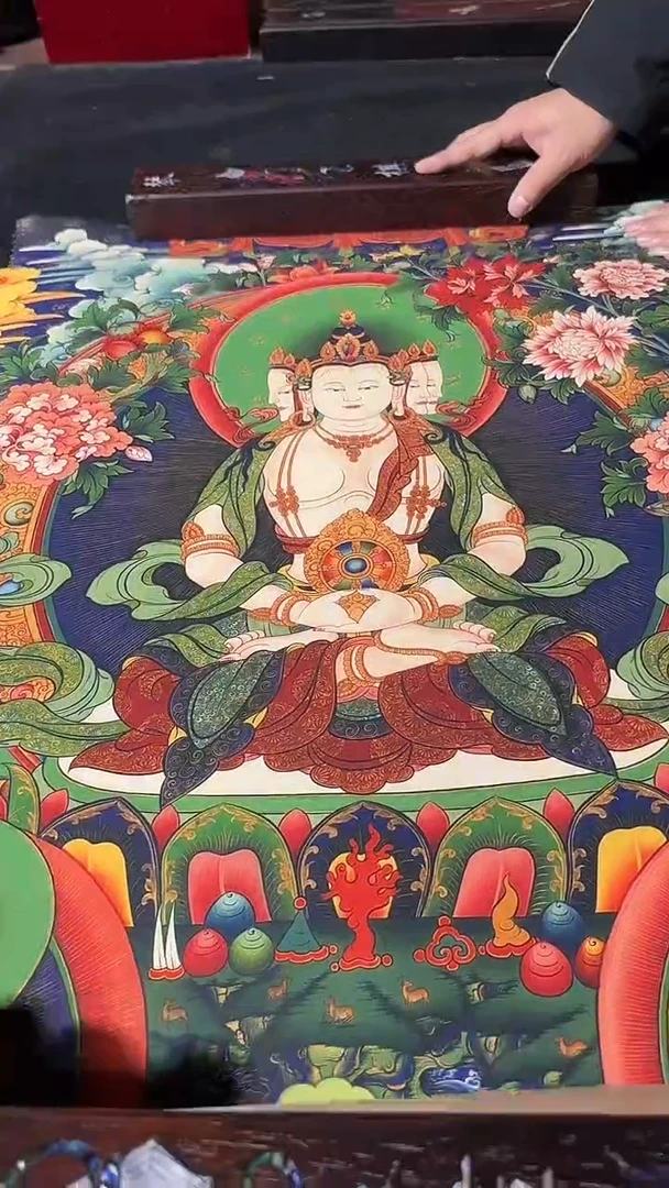 卷轴画藏式珍藏彩绘艺术馆120